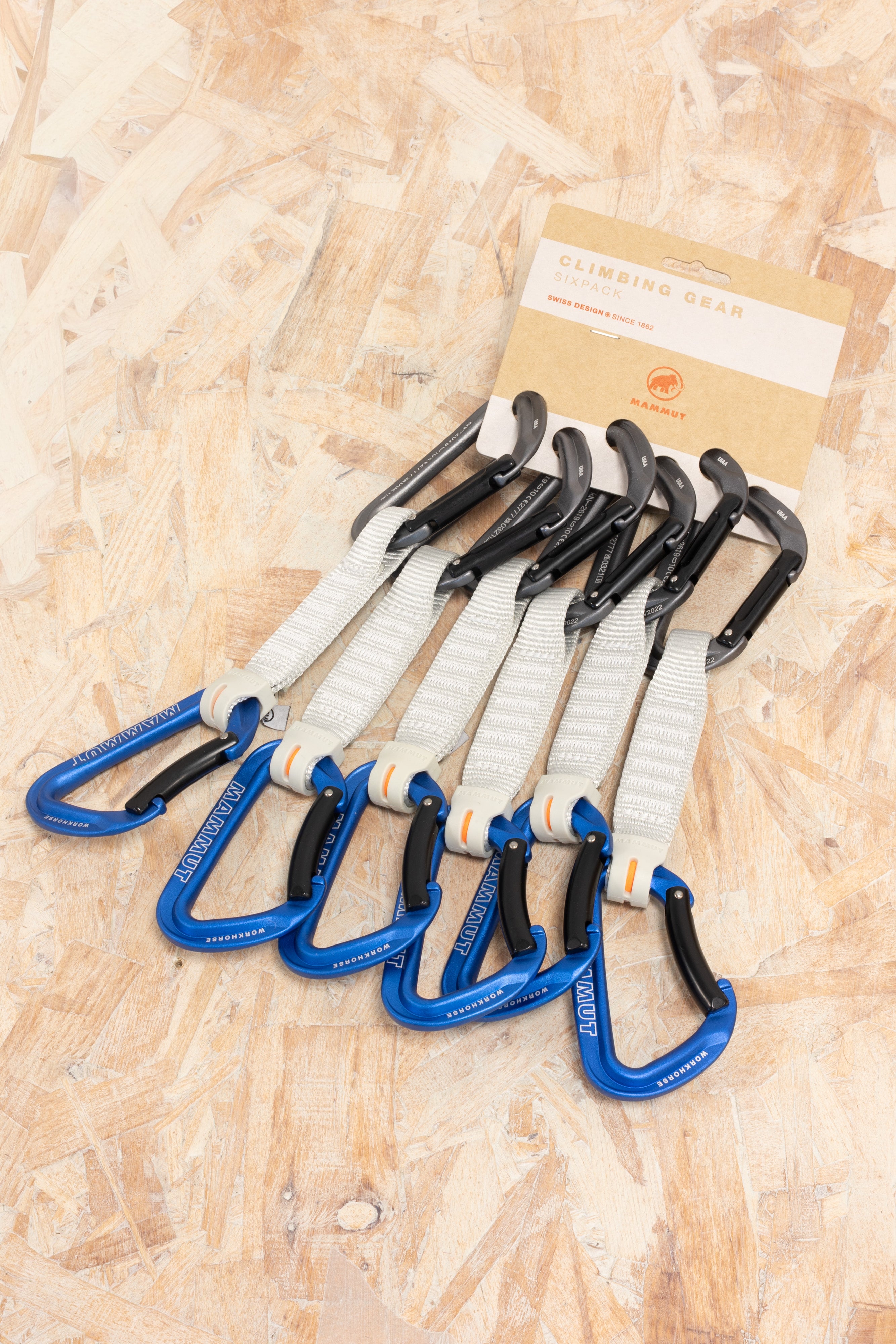 Mammut Mini Moschettone Portachiavi Workhorse Keylock - Alluminio Leggero Con Anello, Colore Nero