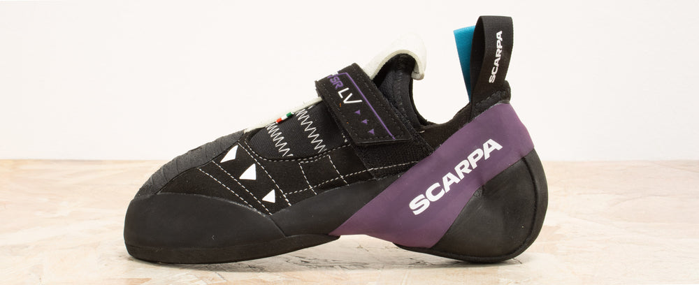 Scarpa Instinct VS Klimschoenen – Uniseks, Klittenbandsluiting, Microvezel / XS Edge 3,5 Mm, Voor Gevorderde Klimmers