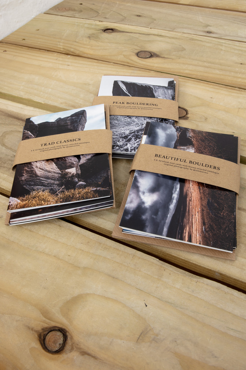 Boulder Prints - Note/Greetings Cards - 6 Pack