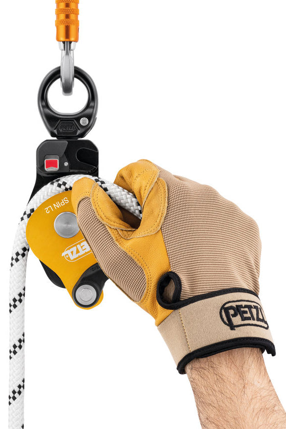 PETZL - ペツル スピン L2 SPIN L2, Very high efficiency double pulley with swivel
