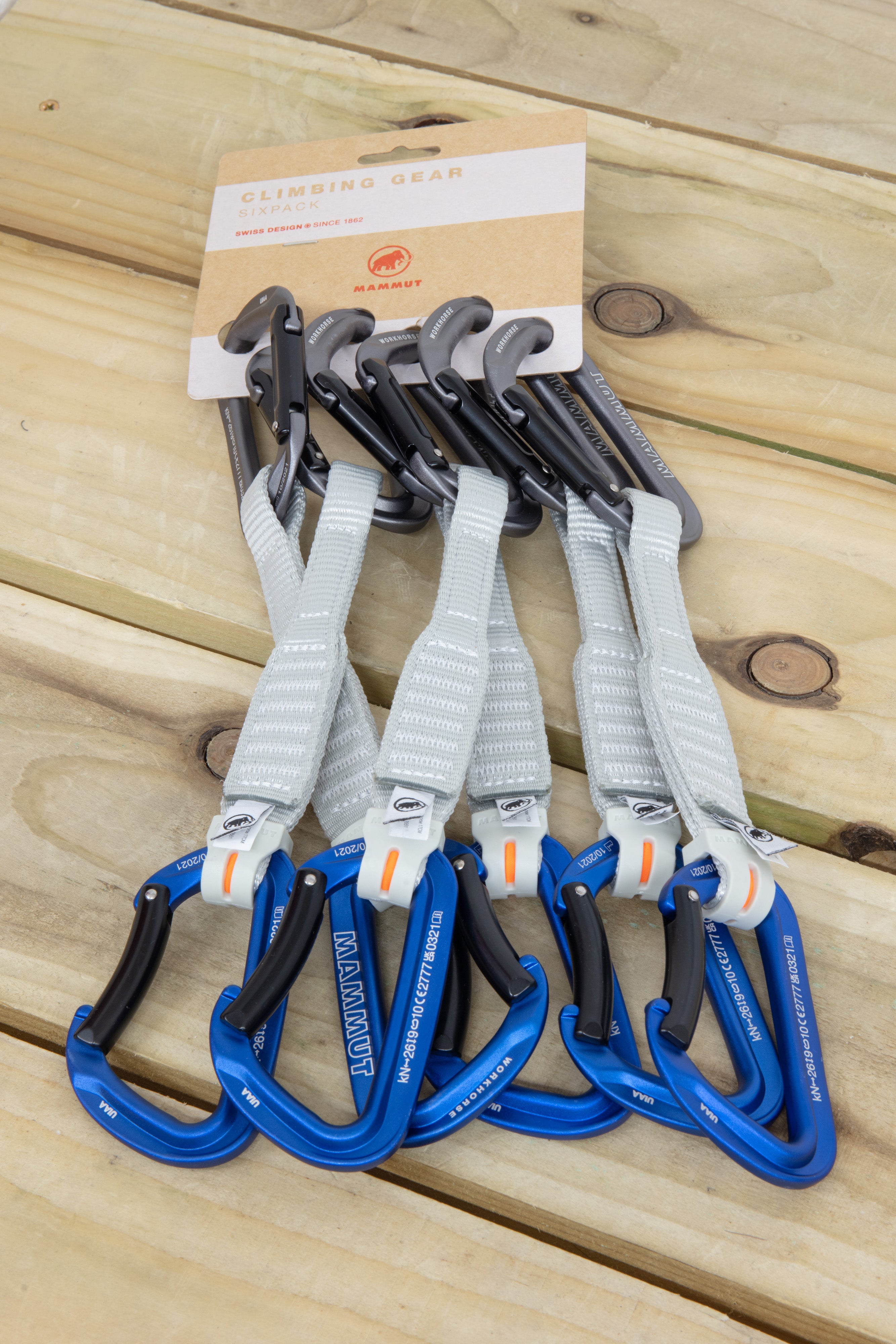 Mammut - Workhorse Keylock Quickdraw - 6 Pack – Dick's Climbing