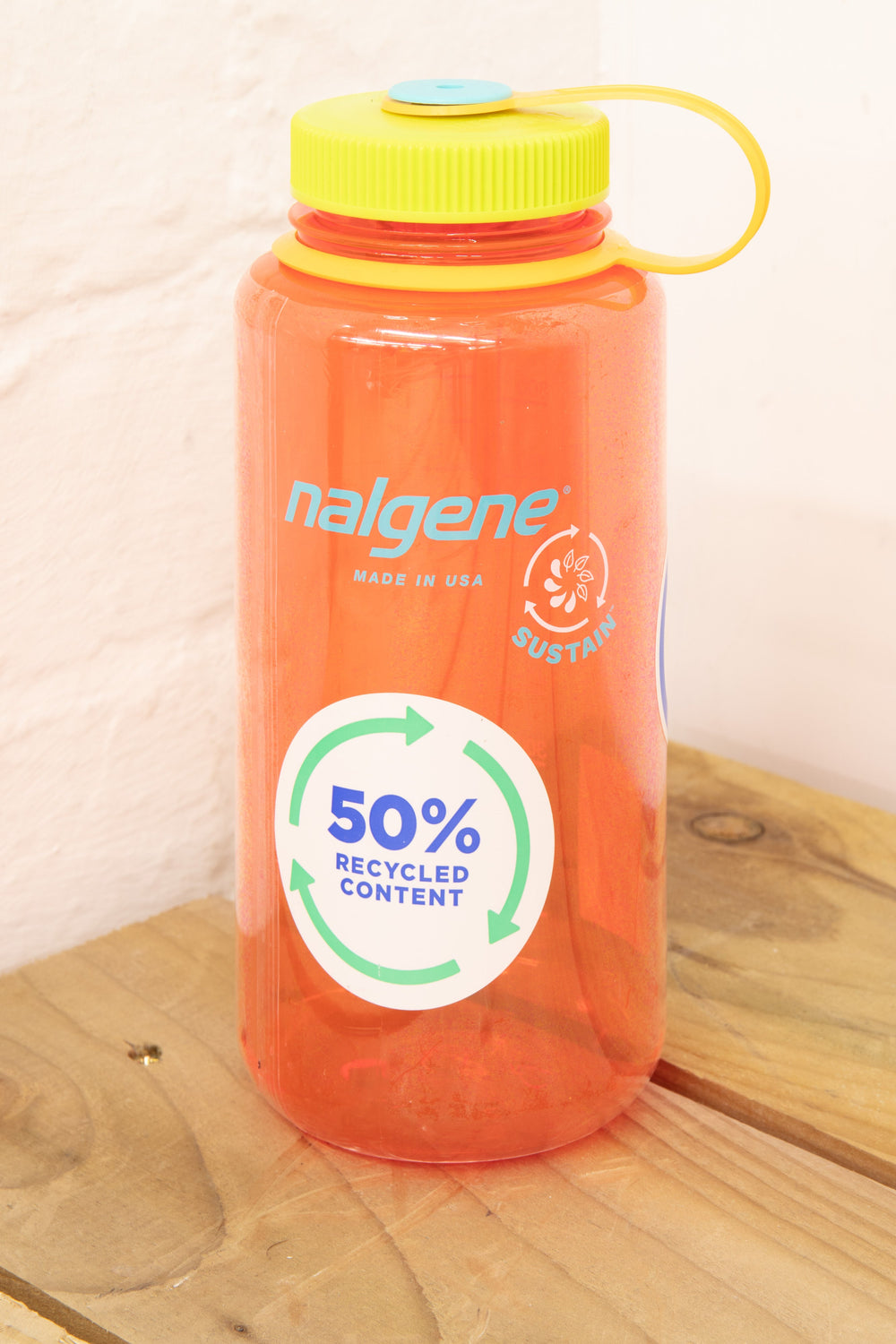 BACOutdoors: Nalgene 1L Wide Mouth Tritan Sustain Water Bottle - Flamingo