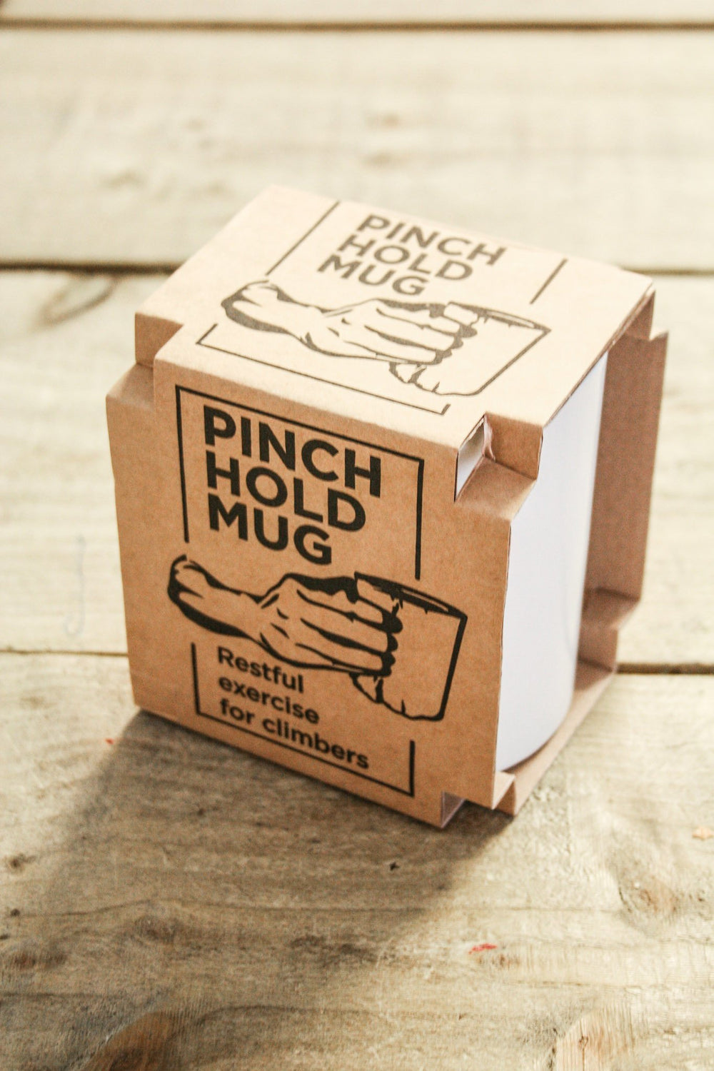 This Rock Climbers Pinch Hold Mug Is Nearly Impossible To Hold Onto